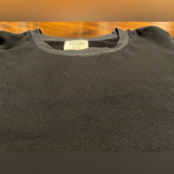 Nation Ltd Ruffle-sleeve Sweatshirt Women’s Size S Black Round Neck Long sleeve - Picture 8 of 12